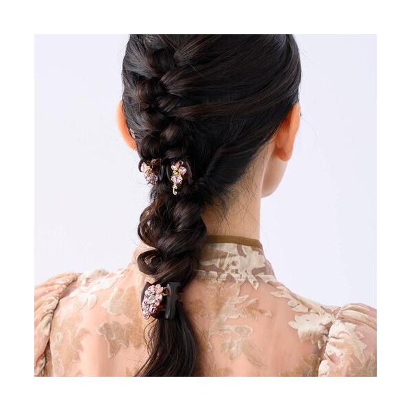 COMPLEX BIZ ヘアクリップ 3点セット ビジュー付き