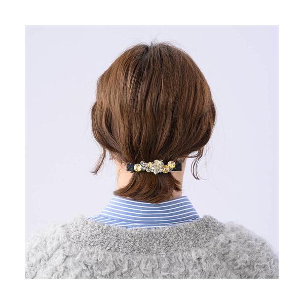 コンプレックスビズスワロフスキーゴージャスバレッタ浴衣ヘアショップ袋付き Complex Biz（コンプレックスビズ） エレガントシャイン バレッタ