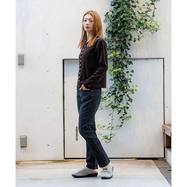 Rouge vif la cle / ルージュ・ヴィフ ラクレ 【Le Melange/ル・メランジュ】ベロアボーダーカーディガン/ベロア/カー | Rouge vif la cle | 14