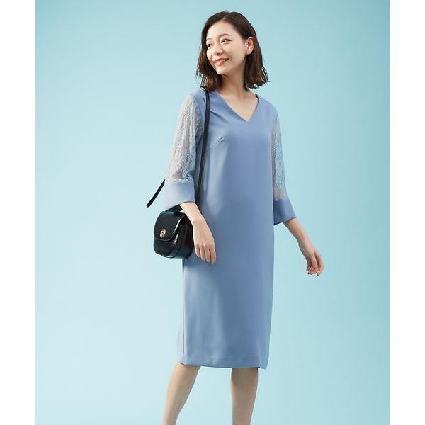 正規激安 Rouge Vif La Cle ルージュ ヴィフ ラクレ レーススリーブワンピース 全日本送料無料 Cepici Gouv Ci