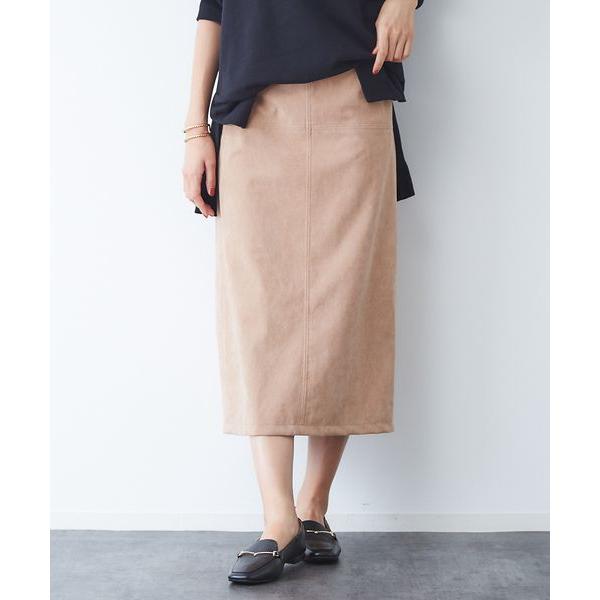 Rouge vif la cle / ルージュ・ヴィフ ラクレ スエードタイトスカート