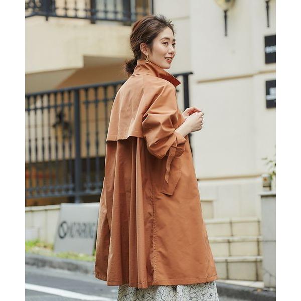 ルージュ・ヴィフ ラクレ（Rouge vif la cle）/バックギャザーミドルコート Rouge vif la cle（ルージュヴィフラクレ） Rouge vif la cle