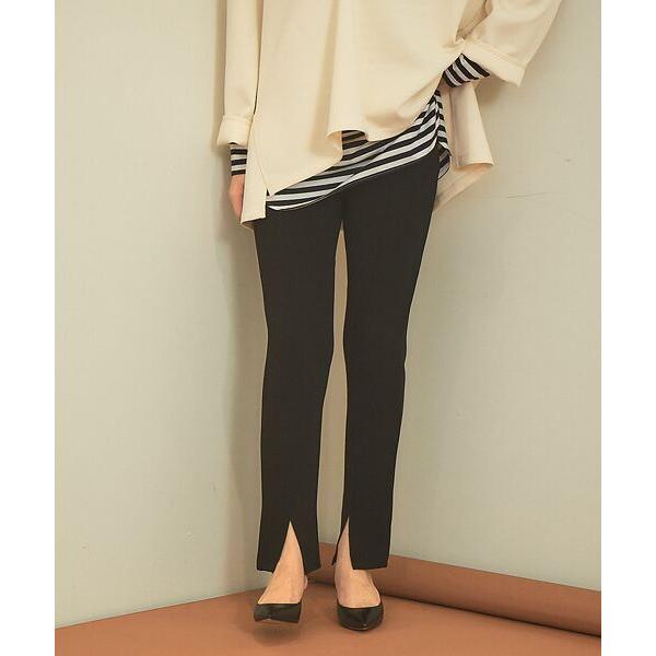 Rouge vif la cle / ルージュ・ヴィフ ラクレ フロントスリットウエストゴムパンツ