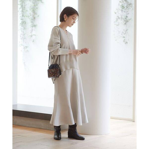 ルージュ・ヴィフ ラクレ（Rouge vif la cle）/【セットアップ対応】フレアニットスカート Rouge vif la cle（ルージュヴィフラクレ） Rouge vif la cle