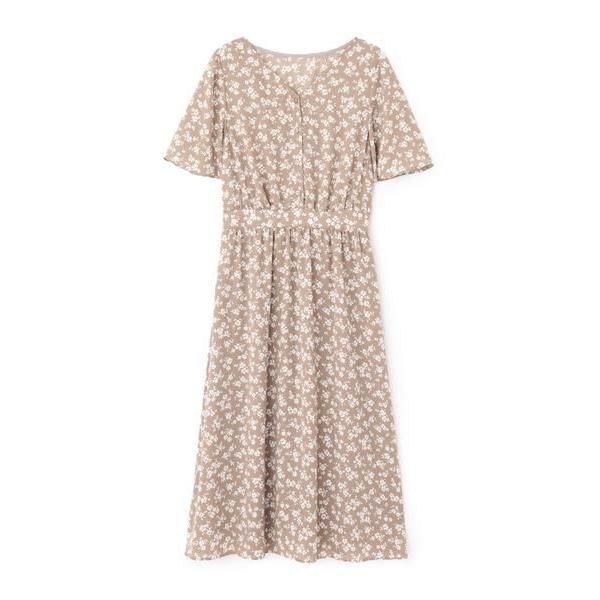Natural Beauty Basic ナチュラルビューティーベーシック Cancam 6月号掲載 バイカラーフラワープリントワンピース タカシマヤファッションスクエア 通販 Paypayモール