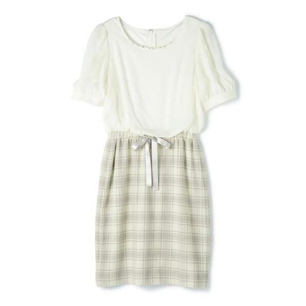 トップゲーム Proportion Body Dressing プロポーションボディドレッシング チェックドッキングワンピース 激安 アウトレット 店舗 Studynlearn Com