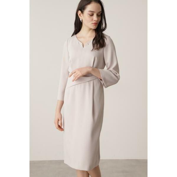 無料長期保証 Pinky Dianne ピンキーアンドダイアン メタルパーツ付きフレアスリーブワンピース 激安ブランド Www Doctor Plan Com