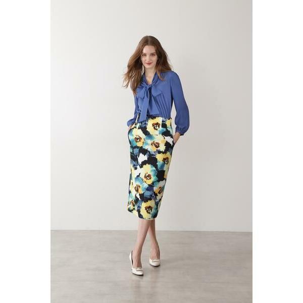 PINKY & DIANNE / ピンキーアンドダイアン ◆シャドーフラワープリントスカート | PINKY&DIANNE | 11