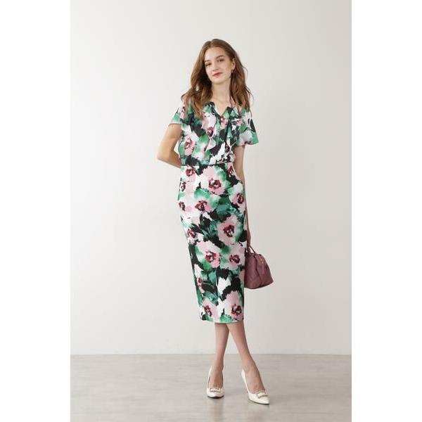 PINKY & DIANNE / ピンキーアンドダイアン ◆シャドーフラワープリントスカート | PINKY&DIANNE | 03