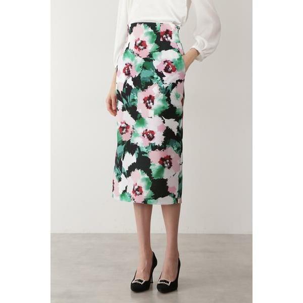 PINKY & DIANNE / ピンキーアンドダイアン ◆シャドーフラワープリントスカート | PINKY&DIANNE | 05