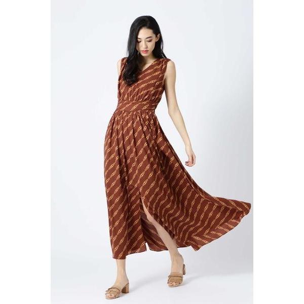 PINKY&DIANNE [ウォッシャブル] ビットチェックプリントワンピース PINKY & DIANNE / ピンキーアンドダイアン [ウォッシャブル