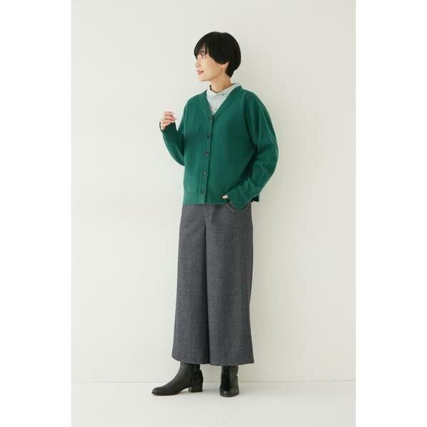 human woman（ヒューマンウーマン） ◇セミ梳毛ツイルパンツ