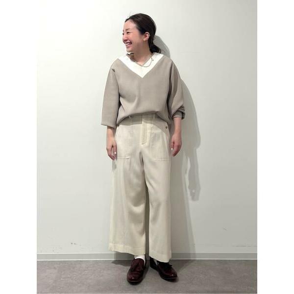 human woman（ヒューマンウーマン） ◇TOPツイルストレッチパンツ