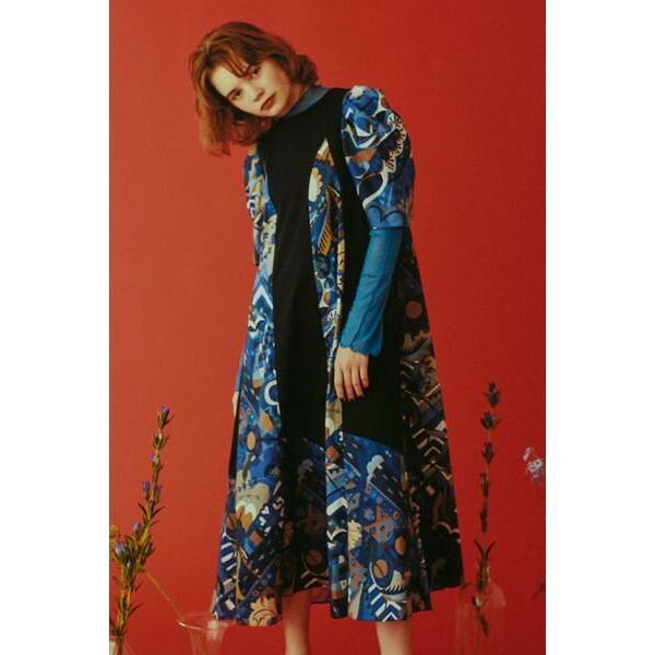 Rose Bud ローズ バッド Made With Liberty Fabric オリエンタルプリント切替ワンピース タカシマヤファッションスクエア 通販 Paypayモール