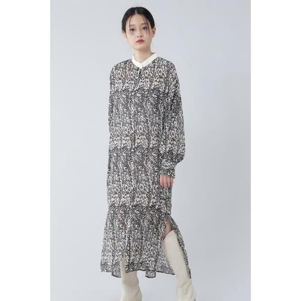 Rose Bud ローズ バッド バンドカラープリントワンピース タカシマヤファッションスクエア 通販 Yahoo ショッピング