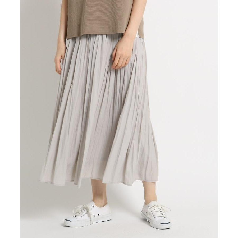 Dessin デッサン 洗える パウダーサテンギャザーロングスカート タカシマヤファッションスクエア 通販 Paypayモール
