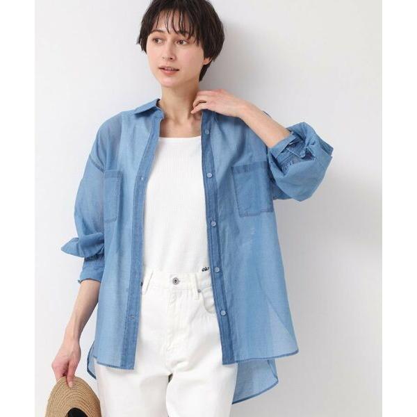 ブラウス シャツ レースラインストライプシャツ レディース Eimee Law 
