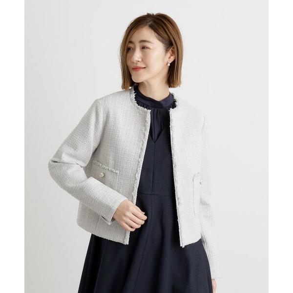 grove（グローブ） 【雑誌掲載】ツイードコンパクトジャケット