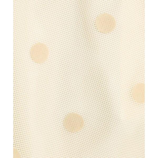 grove / グローブ 甘さを抑えて、品よく華やぐ　メッシュフロッキードットスカート