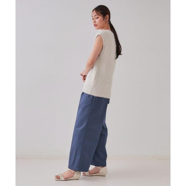 新品 オペークドットクリップ ノーカラージャケット＆ヘリンワイドパンツ 40L オペーク ドット クリップ OPAQUE.CLIP ≪通勤・セレモニー