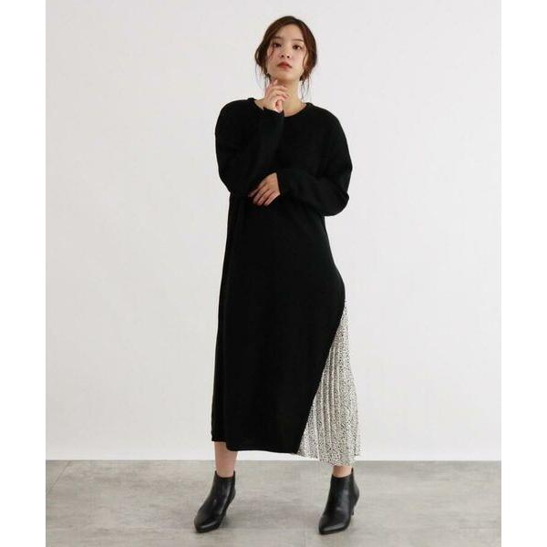 Ozoc オゾック 洗える プリーツ切替ニットワンピース タカシマヤファッションスクエア 通販 Paypayモール