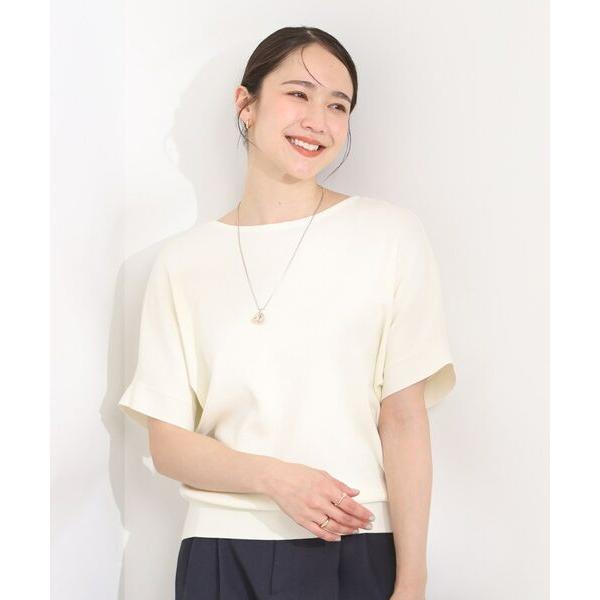 lui jewelry ニット　半袖ニット SHOO・LA・RUE（シューラルー） 【毎日洗える/UV】二の腕隠れる さらっ