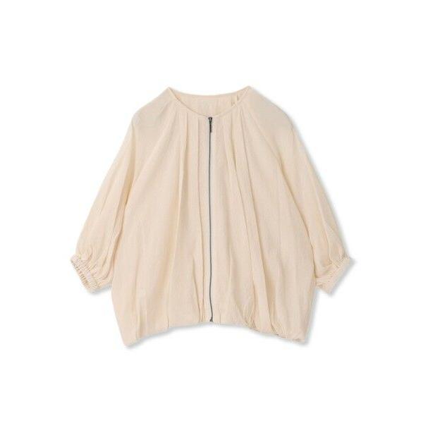 MAYSON GREY（メイソングレイ） 5分袖ギャザーブルゾン≪手洗い可能