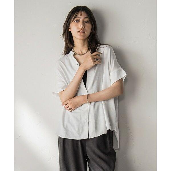 MAYSON GREY（メイソングレイ） 【WEB限定】バンドカラーリネンライク