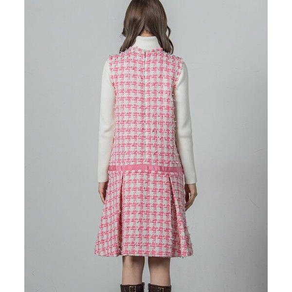 QUEENS COURT（クイーンズコート） 千鳥ツイードジャンスカ