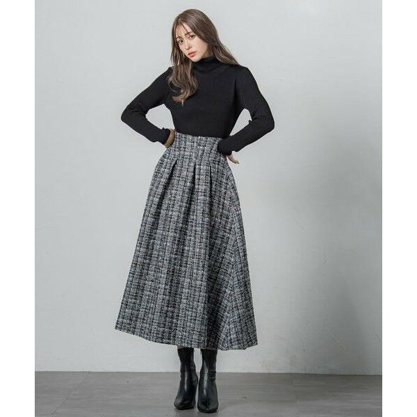 セットアップ　クイーンズコート　新品　フォーマル　スカート QUEENS COURT / クイーンズコート ファンシーツィードスカート