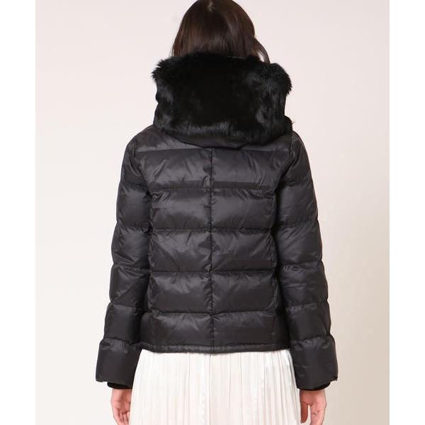 新品，格安 VICKY / ビッキー ラビットファータフタショートダウン