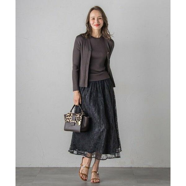 Viaggio Blu（ビアッジョブルー） LUCINDAリブカーディガン≪手洗い