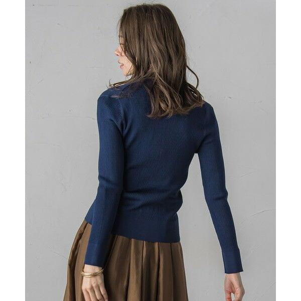 Viaggio Blu（ビアッジョブルー） LUCINDAリブカーディガン≪手洗い