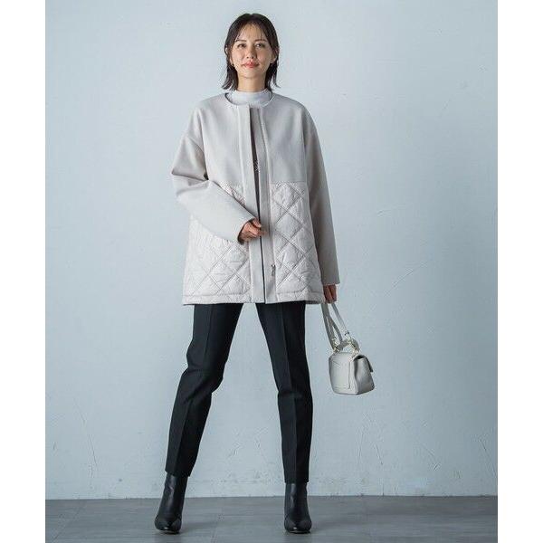 LAUTREAMONT（ロートレアモン） ドッキングキルティングコート≪洗濯機