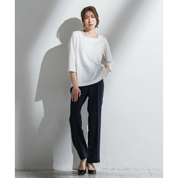 la.f（ラ・エフ） ダブルクロステーパードパンツ≪洗濯機で洗える