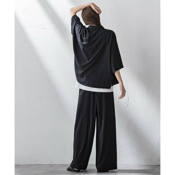 la.f（ラ・エフ） キレリワイドパンツ≪洗濯機で洗える