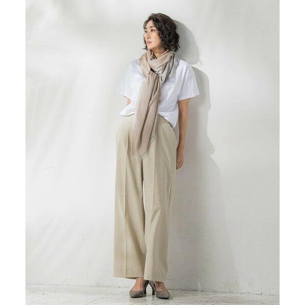 la.f（ラ・エフ） ドライシャンタンワイドパンツ≪洗濯機で洗える