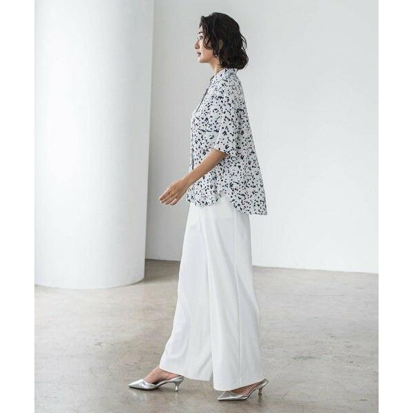 ラエフ（la．f．．．）/パッチポケットワイドパンツ≪洗濯機で洗える≫ la.f（ラ・エフ） パッチポケットワイドパンツ≪洗濯機で洗える