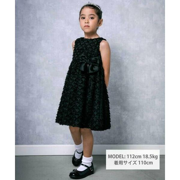 BeBe / べべ シャギージャガードドレス(100~140cm)の画像