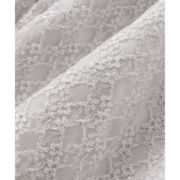 BeBe / べべ 【パニエ付】【日本製】ラッセルレースギャザードレス(100~140cm)の画像