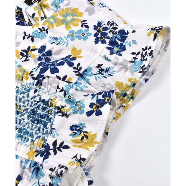 専門店 Bebe べべ ビエラ コットン 花柄 プリント スモッキング ワンピース ベビー 80 90cm Doulabrasil Com Br