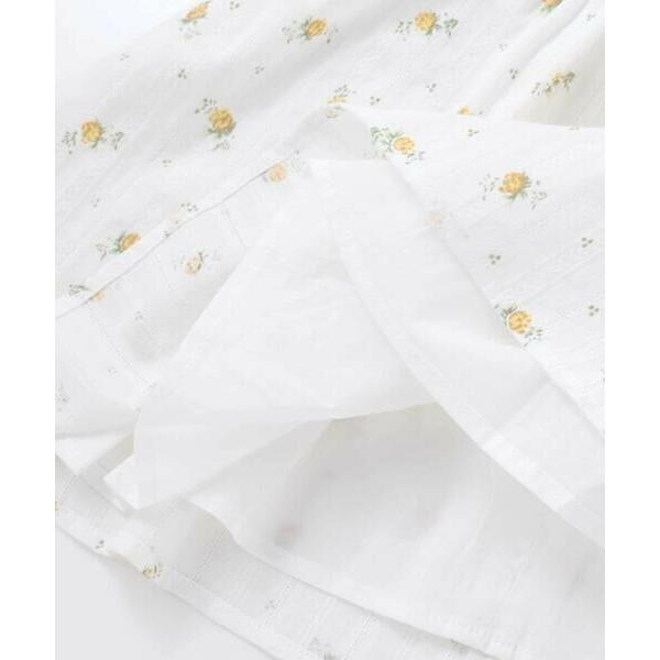 BeBe / べべ 【お揃い】花柄フリルカラーパフスリーブワンピース(80~100cm)の画像