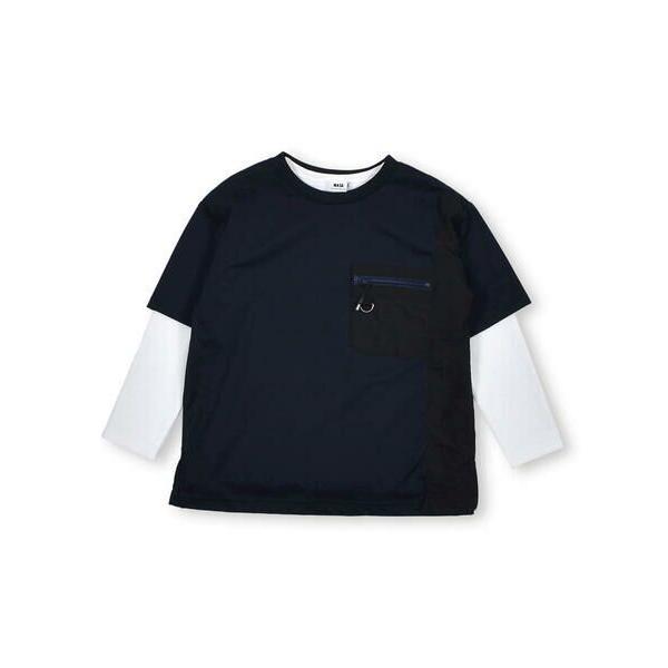 WASK / ワスク 天竺 切り替え Tシャツ ＋ チェッカー Tシャツ セット (100~160cm)｜selectsquare｜04