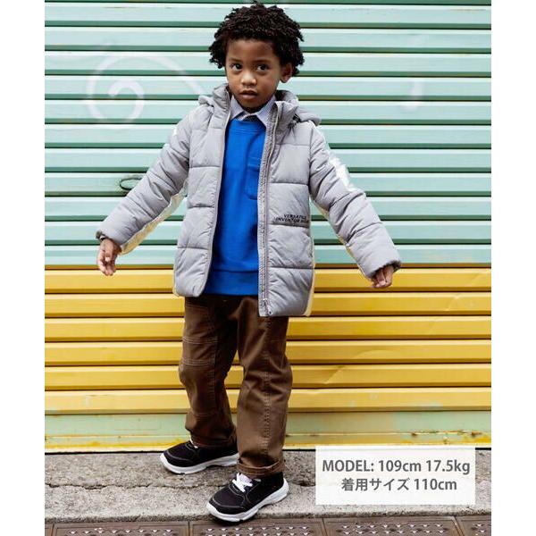WASK（ワスク） 【撥水加工】シルバー切り替え中綿タフタジャケット 