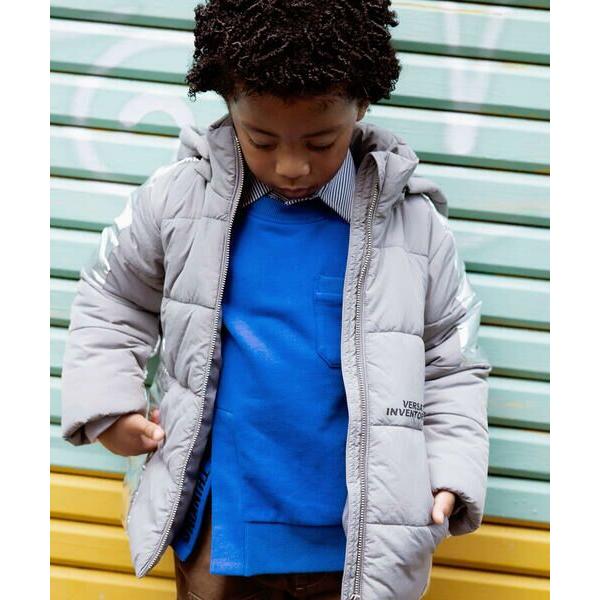 WASK（ワスク） 【撥水加工】シルバー切り替え中綿タフタジャケット