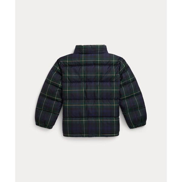 美品✨ポロ　ラルフローレン　キッズ　ダウンコート　チェック ポロ ラルフローレン ダウンジャケット チェック柄 キッズ SIZE 6 (110