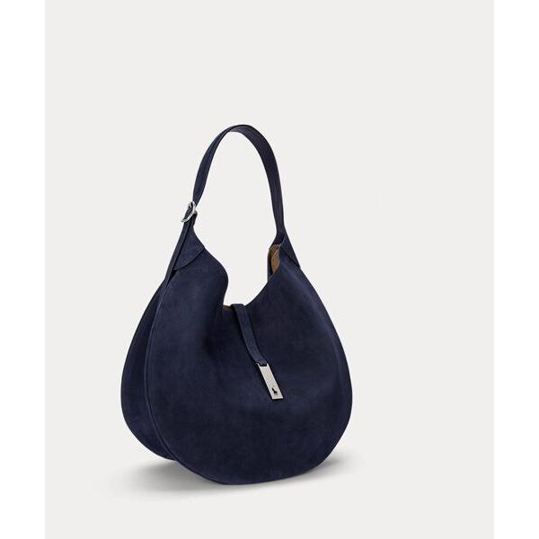 【未使用】ポロラルフローレン Polo ID スエード ラージ ショルダーバッグ セール】Polo ID スエード ラージ ショルダー バッグ（ショルダー
