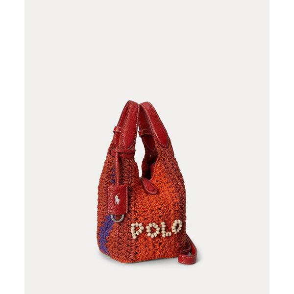 POLO RALPH LAUREN / ポロ ラルフ ローレン Polo Play クロシェ スモール トート & クロスボディの画像