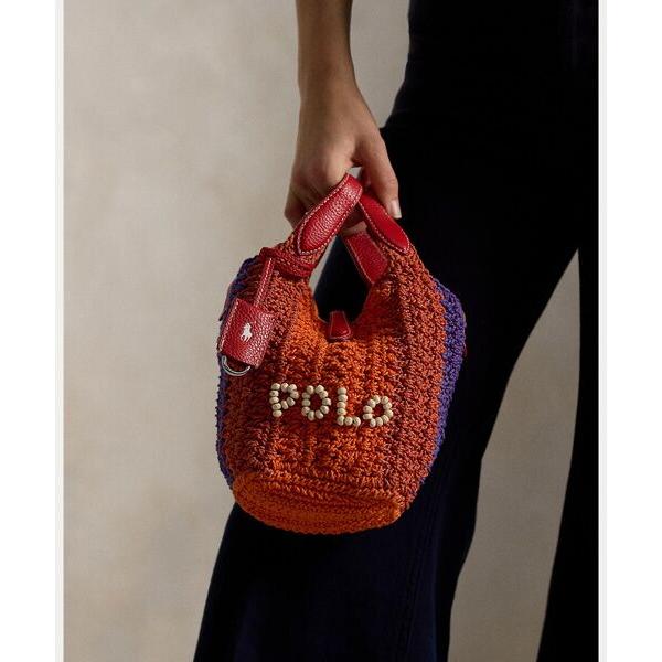 POLO RALPH LAUREN / ポロ ラルフ ローレン Polo Play クロシェ スモール トート & クロスボディの画像