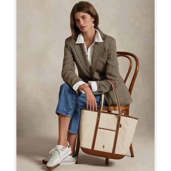 ラルフローレン　 　　　　　 　　　　　　　キャンバスレザートート POLO RALPH LAUREN（ポロ・ラルフローレン） ラルフローレン RALPH